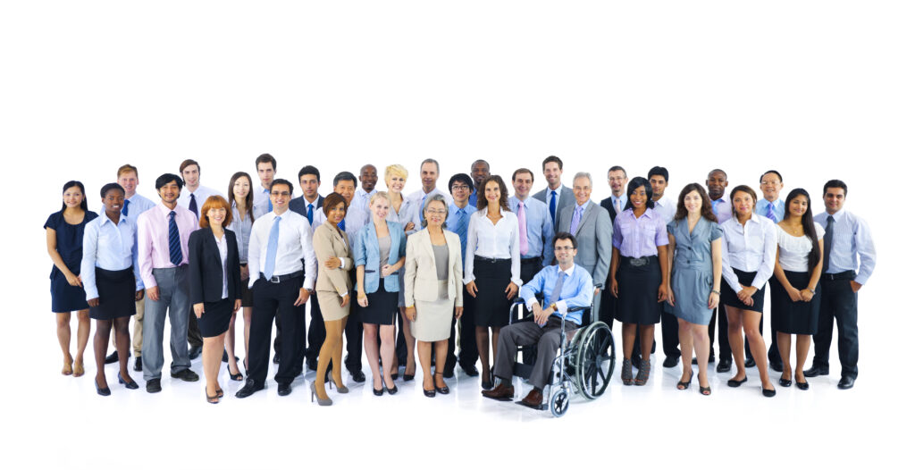 Large Group of Business People